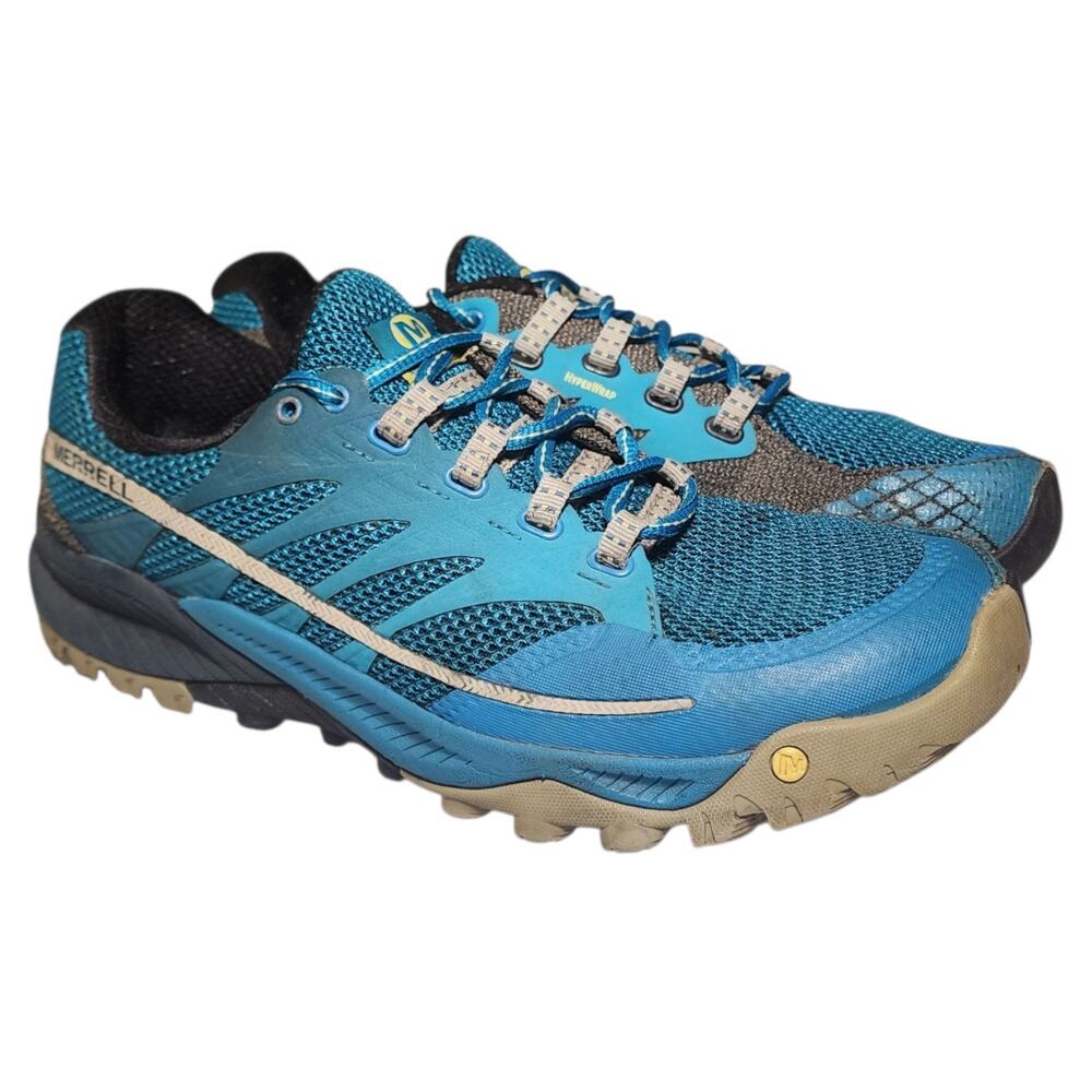Merrell Blue and Tan Sneakers
